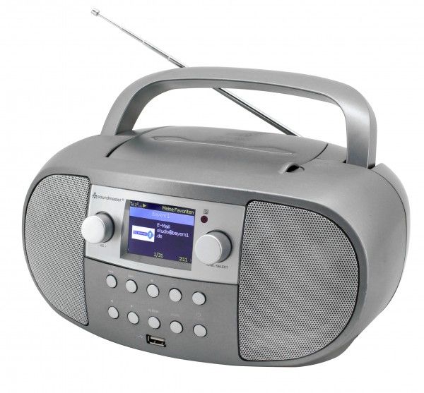 Soundmaster SCD7600TI Portable Stereo - DAB+/FM Radio, CD, USB, Bluetooth - Titanium