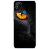Xiaomi Redmi 9C Oeil de panthere bedrukt siliconen hoesje