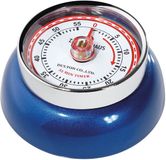 Zassenhaus Timer Speed Kookwekker - Retro Look - Magnetisch - Blauw Metallic