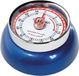 Zassenhaus Timer Speed Kookwekker - Retro Look - Magnetisch - Blauw Metallic