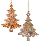 Kurt S. Adler Ornament plastic kerstboom l13cm goud
