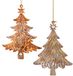 Kurt S. Adler Ornament plastic kerstboom l13cm goud
