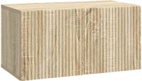 vidaXL Wandmontage TV-kast 59,5 x 31 x 30 cm Sonoma Eiken Bewerkt hout