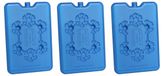Ger Import 5x stuks koelelementen 200 ml 11 x 16 cm blauw