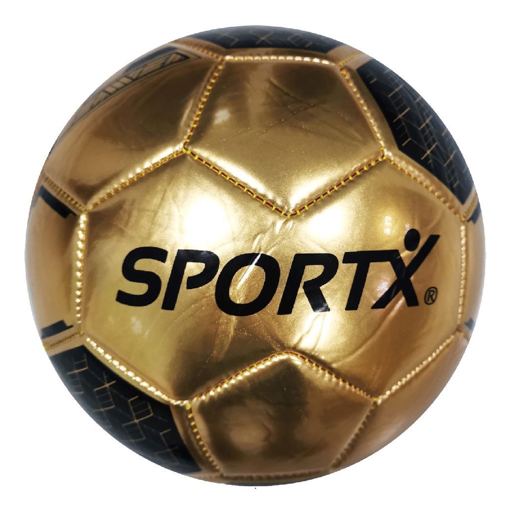 SportX Voetbal Gold Metallic - 330g - Maat 5
