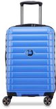 DELSEY Shadow 5.0 Handbagage Koffer 55 cm Expandable TSA-slot USB-poort Dual-Density Wielen - Blue