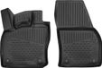ELEMENT Set de tapis de sol en caoutchouc pour VW Caddy 2021 à aujourd'hui | tapis de sol avant uniquement | tapis de sol universels robustes 100% ajustés en caoutchouc