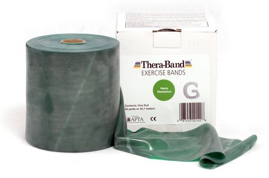 Theraband Thera-Band 45 5 meter Weerstandsband Groen