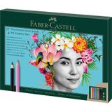 Faber-Castell set tekens - Polychromos en Pitt Grafiet Mat - 23-delig