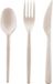 Couteaux Mater-Bi, beige, 17,5 cm, 25 pièces.