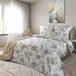 Eurofirany 483345 Ensemble de literie Blanc Motif 220 x 200 cm OEKO-TEX