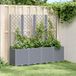 Maison Exclusive - Jardinière avec treillis bleu-gris 160x40x140 cm PP