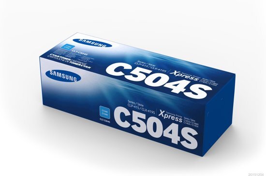 Samsung CLT-C504S/ELS toner cyaan standard capacity 1.800 paginas 1-pack