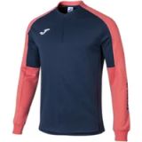 Joma Eco Championship Sweatshirt Met Halve Rits Blauw