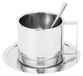 Mug à café en acier inoxydable à double paroi isolée 280ML