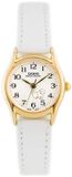 Casio LTP-1094Q-7B7 Dameshorloge Goudkleurig Staal Leer Wit