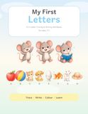 My First Letters A-Z Letter Tracing & Writing Workbook for Ages 3-5
