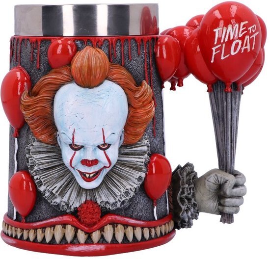 Nemesis Now Officieel gelicenseerd IT hoofdstuk 2 Time to Float Tankard, rood, 15,5 cm