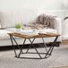 Maison Exclusive - Table basse en bois recyclé, 80 x 80 x 45 cm, design en bois et acier
