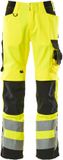Mascot Pantalon Safe Supreme avec poches genoux 15579-860 - Hi-Vis jaune/noir - C49