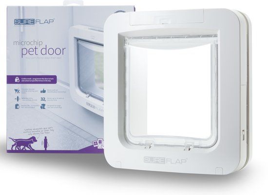 SureFlap Microchip Kattenluik - Wit - L - 18 x 17 cm