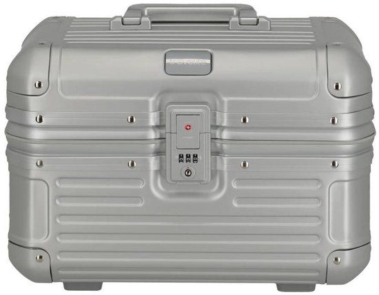 Travelite Next Aluminium Beautycase Zilver