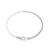 Swarovski Dextera Halsketting met hanger, Metaal, Wit Swarovski kristal, 46 cm