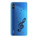 Evetane Beschermhoes, compatibel met Xiaomi Redmi 9A, zacht, siliconen, robuust, ultradun, beschermhoes, transparant, muzieknoot motief
