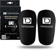 Tapedesign Performance 2.0 Scheenbeschermer - Zwart | Maat: ONE SIZE