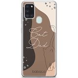 ERT GROUP mobiel telefoonhoesje voor Samsung A21s Babaco patroon Cats 010