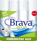 Brava - Ultra Soft Toiletpapier - 144 Rollen
