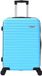 Trolley ADC Palma Valise moyenne 65 cm – Trolley rigide en ABS avec 4 roulettes pivotantes doubles et serrure à combinaison – 65 x 41 x 26 cm – 65 L – Bleu lagon
