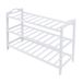Merkloos Relaxdays Schoenenrek bamboe - 70 cm breed - wit