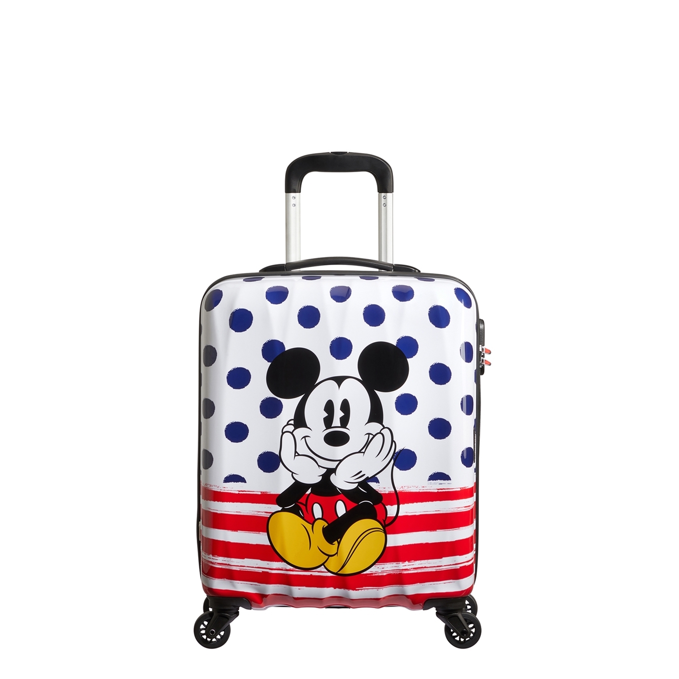 American Tourister American Tourister Disney Legends Spinner 55 Alfatwist 2.0 mickey blue dots Harde Koffer Multicolor