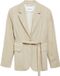 COMMA s.Oliver Indoor-Blazer Vrouwen Beige Regular Fit Lange Mouw Viscose