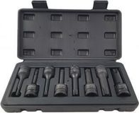 Weber Tools 1/2'' Krachtdoppen set Torx 8-delig van T25 t/m T80