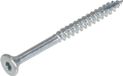 Proftec Spaanplaatschroef 6x50mm Platkop Verzinkt Deeldraad Torx T25 (100 stuks)