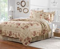 Greenland Home Quilt Set, Katoen, Ecru, King (5-delig)