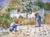 Your Decoration B.V. Impression d'art Vincent Van Gogh - Primi passi 80x60cm