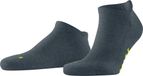 FALKE Keep Warm kort eenkleurig wol sneakersokken enkelsokken unisex blauw - maat 42-43