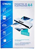 Waytex 78273 lamineerfolie, A4, 75 micron, 21 x 29,7, transparant, 100 stuks
