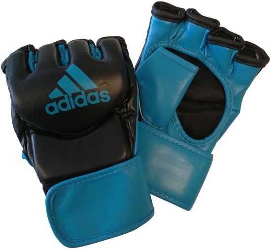 Adidas GRAPPLING TRAINING HANDSCHOENEN ZWART/BLAUW - small