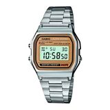 Casio A158WEA-9CF Unisex Polshorloge Zilverkleurig Staal