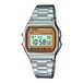 Casio A158WEA-9CF Unisex Polshorloge Zilverkleurig Staal