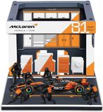 Bburago PitPass F1 McLaren MCL39#81 Piastri '25 - schaal 1:43 boksgasset modelauto formule 1 die-cast originele verzamelauto speelgoedauto, vanaf 3 jaar