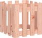 vidaXL Plantenbak met hekontwerp 40x40x40 cm massief douglashout