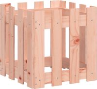 vidaXL Jardinière avec conception de portail 40x40x40 cm bois de douglas massif