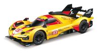 Maisto Tech R/C Ferrari 499P Le Mans 2024, geel - op afstand bestuurde auto vanaf 8 jaar 1:24 RC auto 2,4 GHz - 8 km/h - auto op afstand bestuurd incl. USB-oplaadkabel (582535)