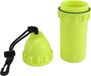 Boîte de rangement étanche et cylindrique - Jaune avec clip