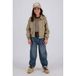 Vingino geruite jas met patches - bruin